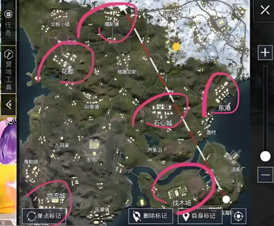 和平精英山谷新地图四大区域详解