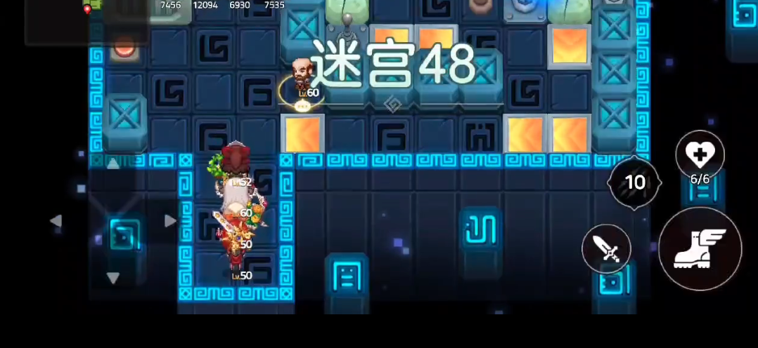 坎公骑冠剑迷宫48关怎么过