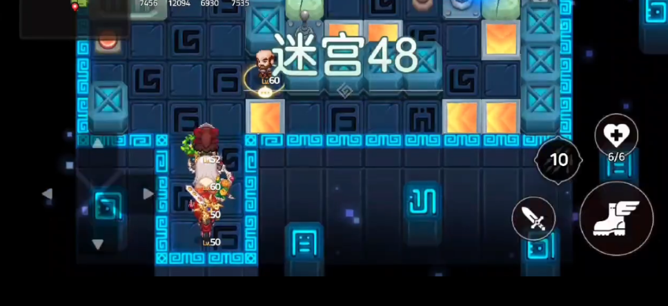 坎公骑冠剑迷宫48层怎么过