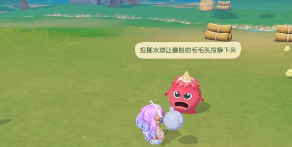 摩尔庄园黑森林怎么抓毛球