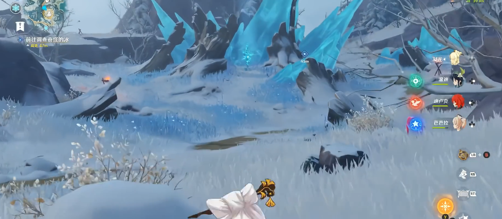 原神雪山山顶怎么开