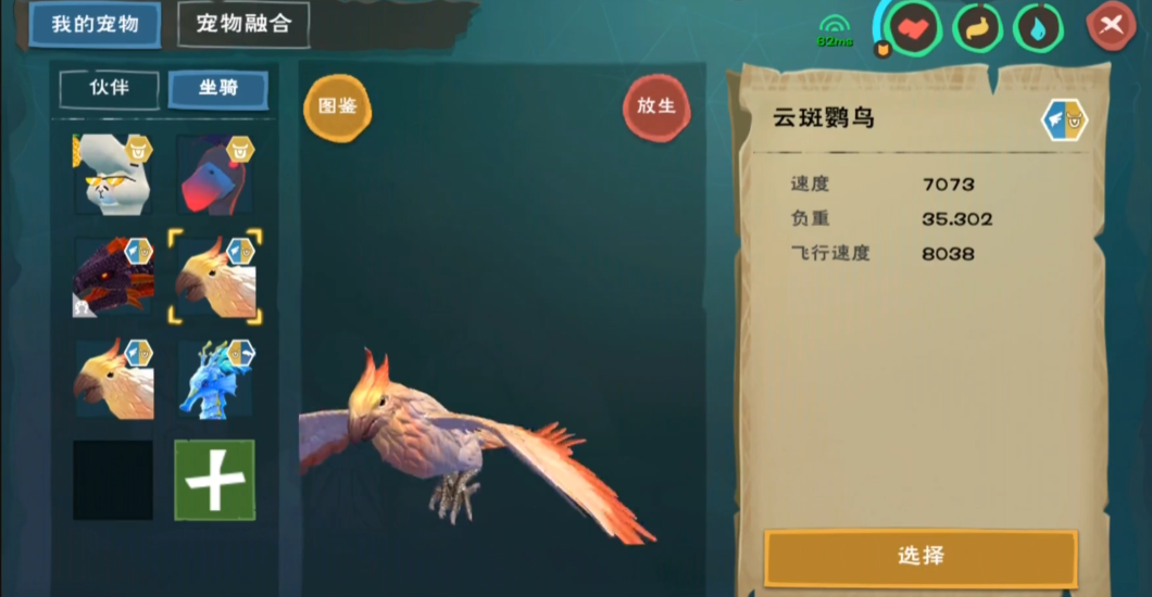 创造与魔法云斑鹦鸟刷新位置在哪里