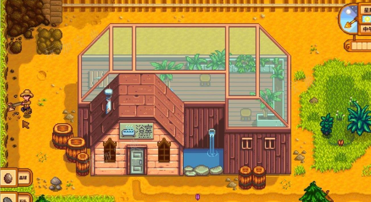 星露谷物语温泉怎么泡