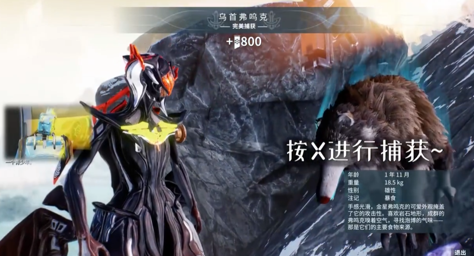 星际战甲动物捕捉需要什么