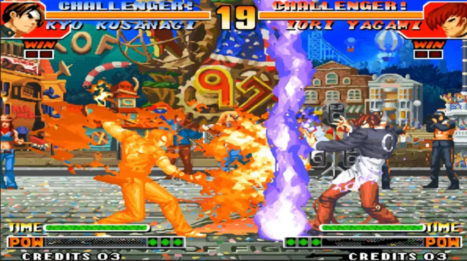 拳皇97火神大招怎么摇