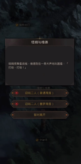 地下城堡3塔姆韦德怎么打