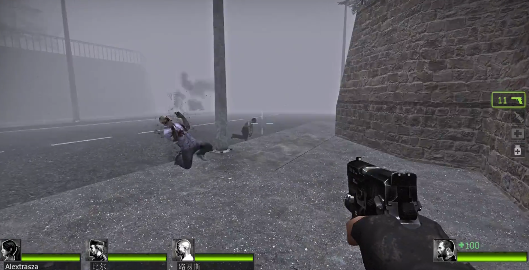 求生之路2寂静岭第二关怎么打