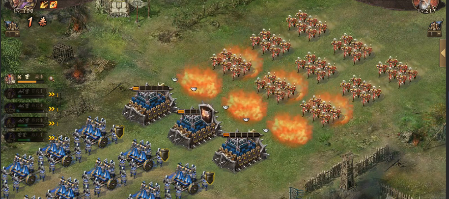 攻城掠地217级怎么打