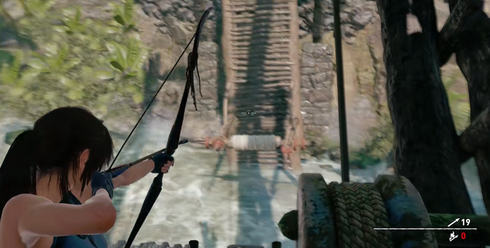 古墓丽影11吊桥怎么过