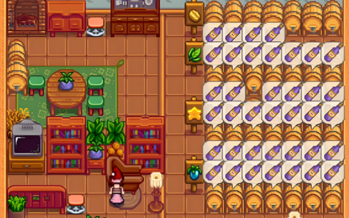 星露谷物语酒窖酒怎么拿出来