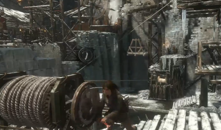 古墓丽影9贫民窟缆车怎么动