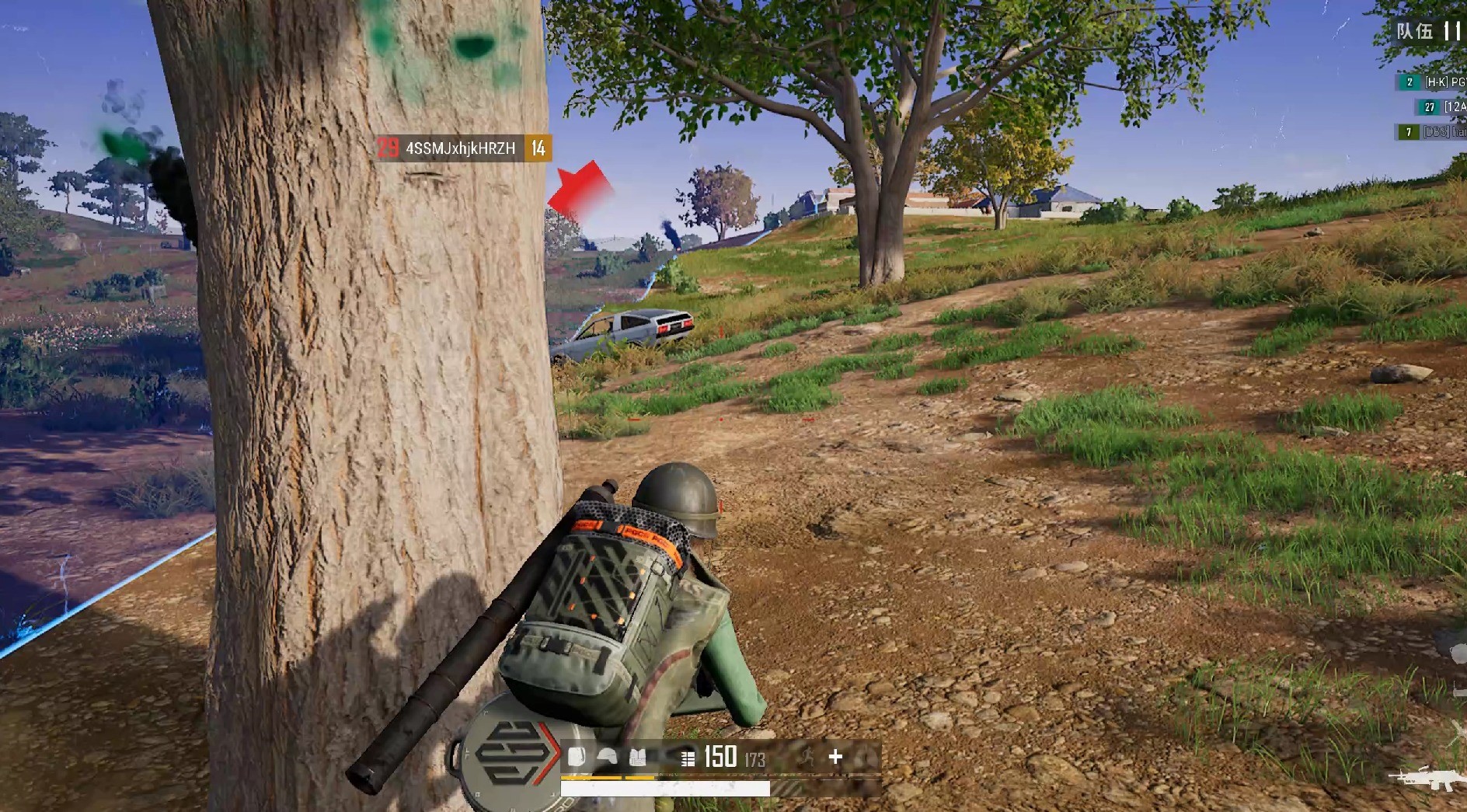 绝地求生怎么一打三人