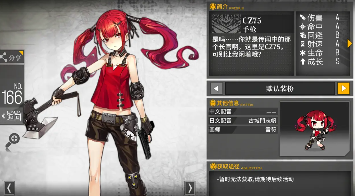 少女前线cz75值得练吗