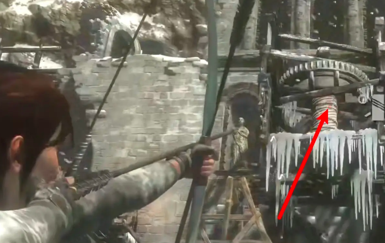 古墓丽影崛起绳索柱怎么用